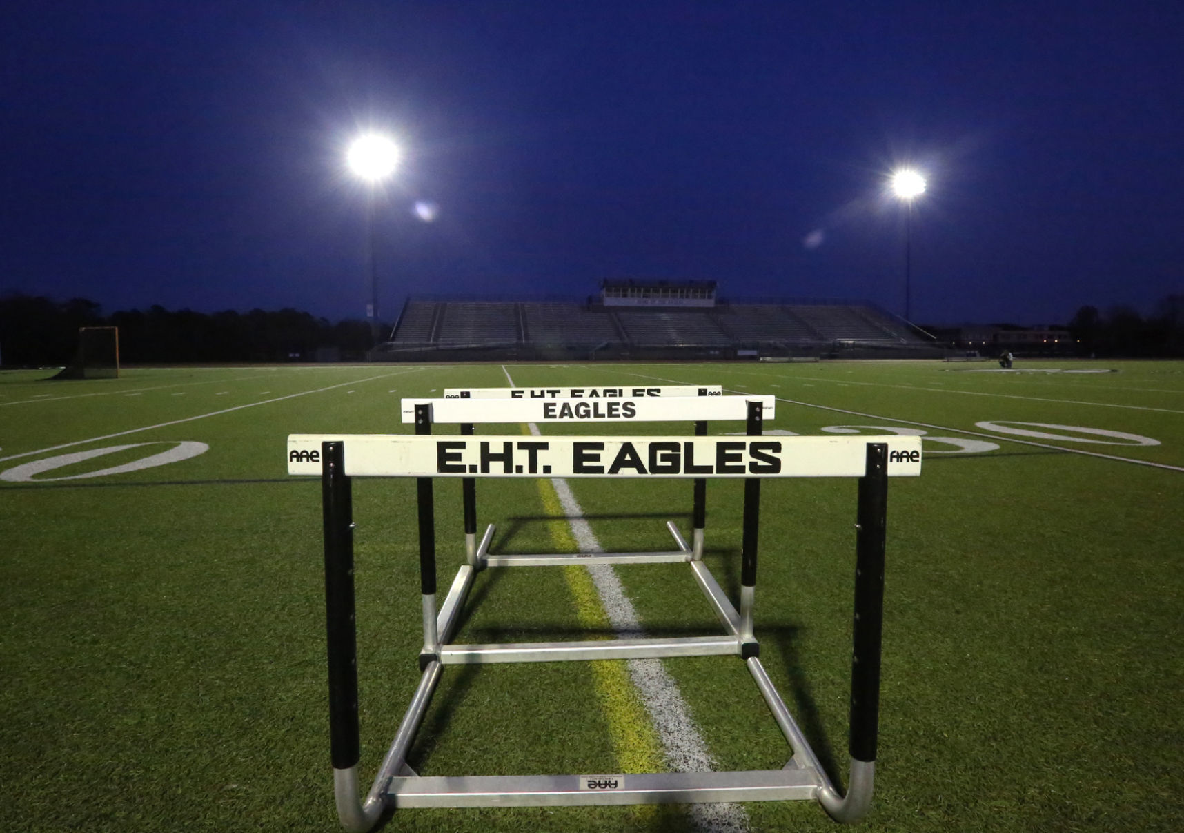 High school lights during Covid19